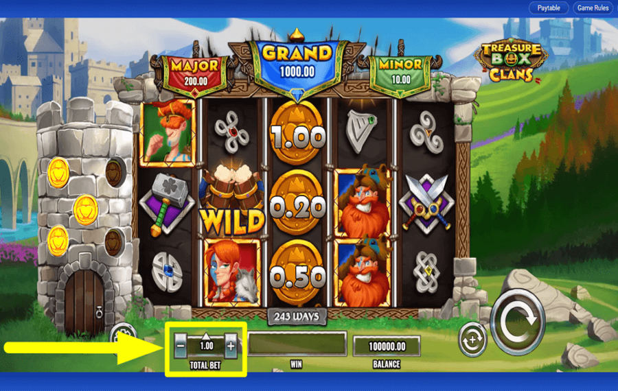 Treasure Box Clans LANCEZ VOTRE PARI TOTAL.