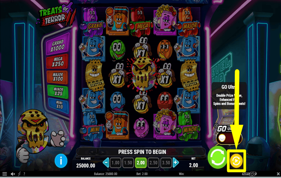 Treats of Terror 2 CONTINUER AUTOMATIQUEMENT.