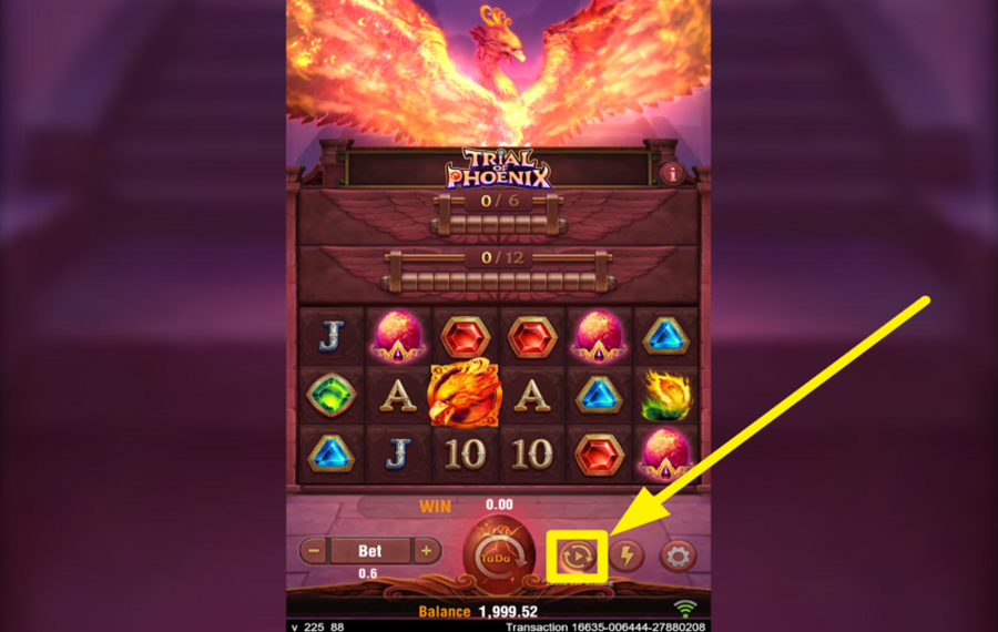 Trial of Phoenix FAITES TOURNER LES ROULEAUX AUTOMATIQUEMENT.