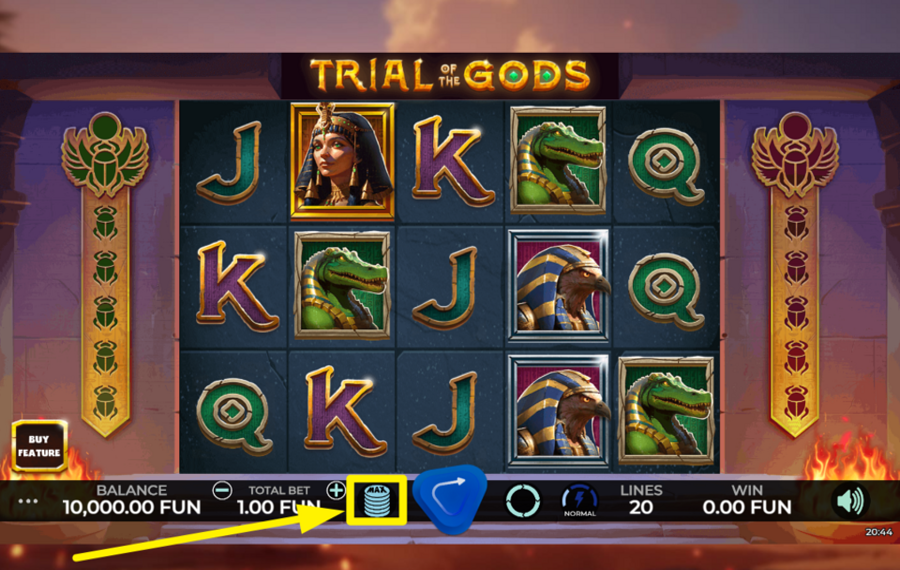 Trial of the Gods SELECT THE TOP BETTING OPTION. 