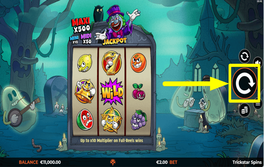 Trickstar Spins ОТПРАВЛЯЙТЕСЬ НА ПРОГУЛКУ.