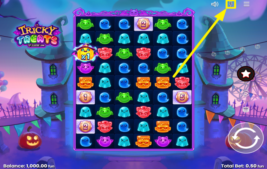 Tricky Treats УВЕЛИЧЬТЕ СКОРОСТЬ.