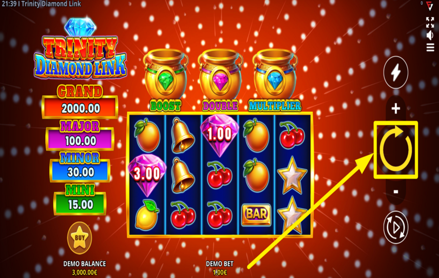 Trinity Diamond Link ENTER THE ACTION!