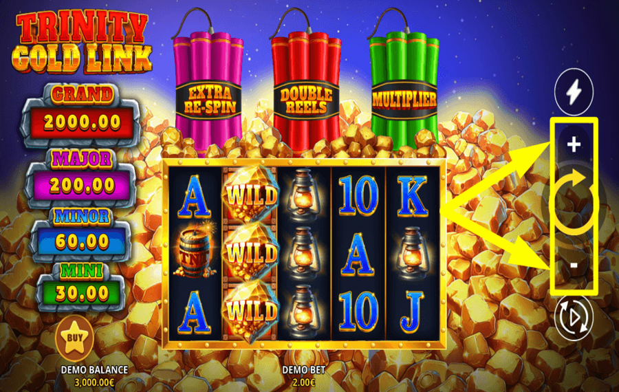 Trinity Gold Link CHOOSE YOUR WAGER.