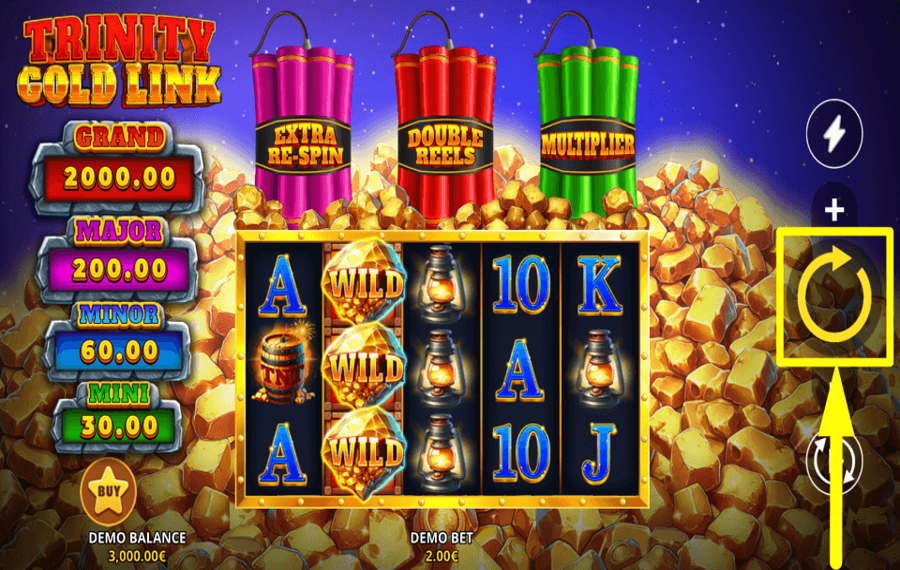 Trinity Gold Link COLLECT REWARDS.