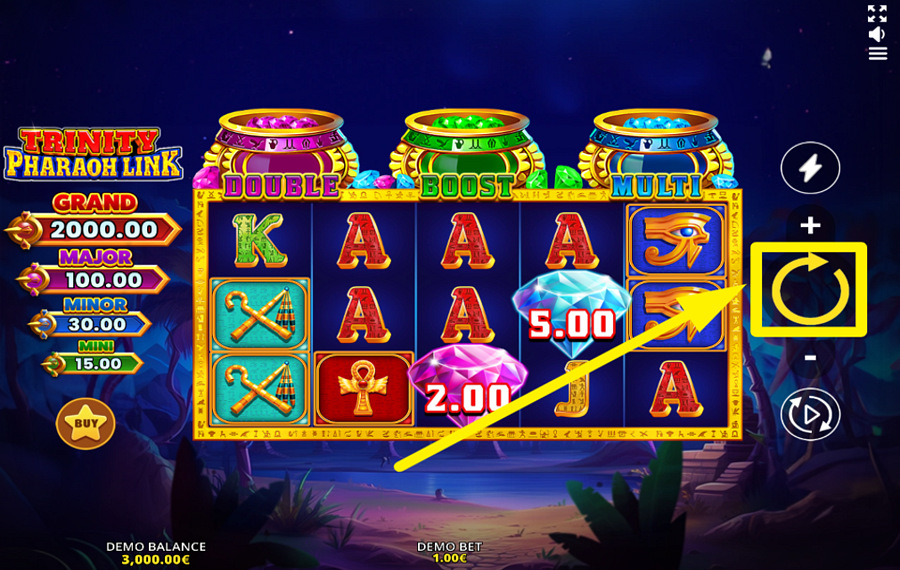 Trinity Pharaoh Link SPIN TO WIN!