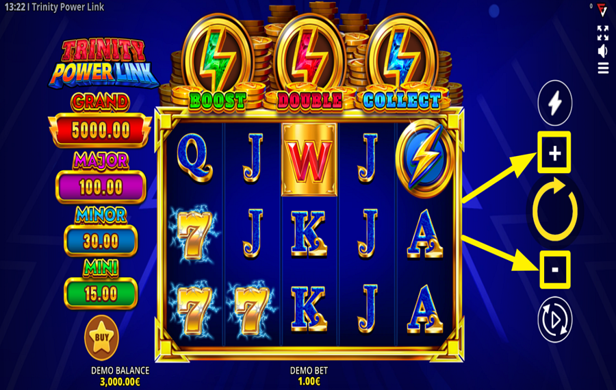 Trinity Power Link SPECIFY YOUR WAGER.