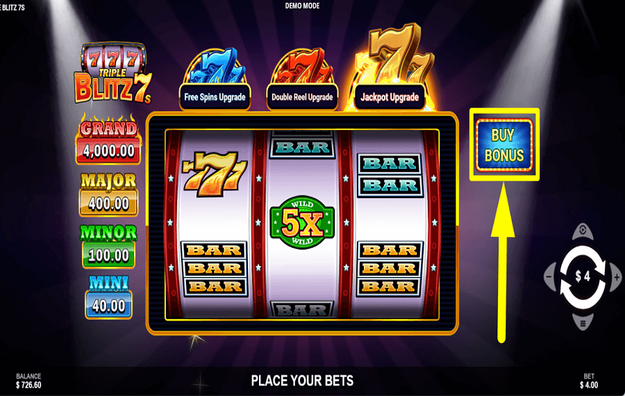 Triple Blitz 7s KAUFEN SIE DEN BONUS.