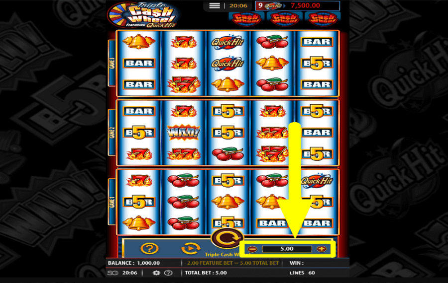 Triple Cash Wheel ВЫБЕРИТЕ ОБЩУЮ СТАВКУ.