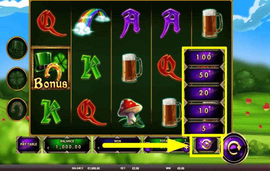 Triple Irish ЗАПУСТИТЕ ФУНКЦИЮ АВТОИГРЫ.