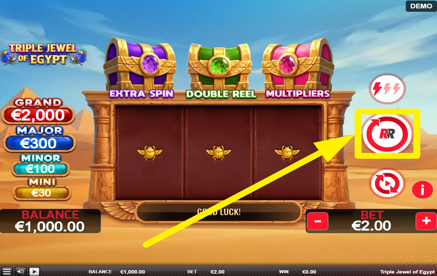 Triple Jewel of Egypt DREHEN FÜR DEN SIEG!