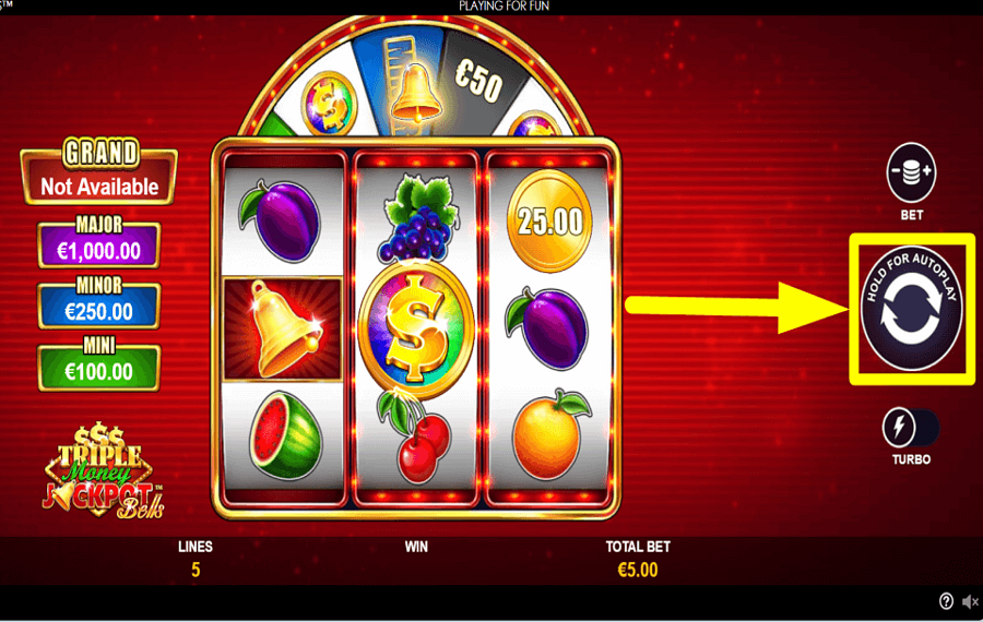 Triple Money Jackpot Bells ZEIT ZUM SPIELEN.
