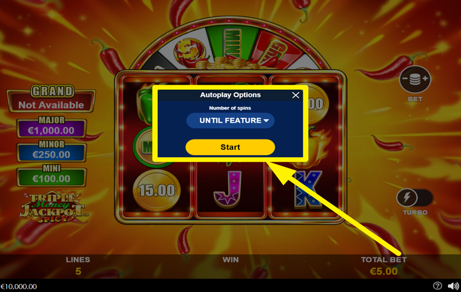 Triple Money Jackpot Spicy NUTZEN SIE AUTOPLAY.