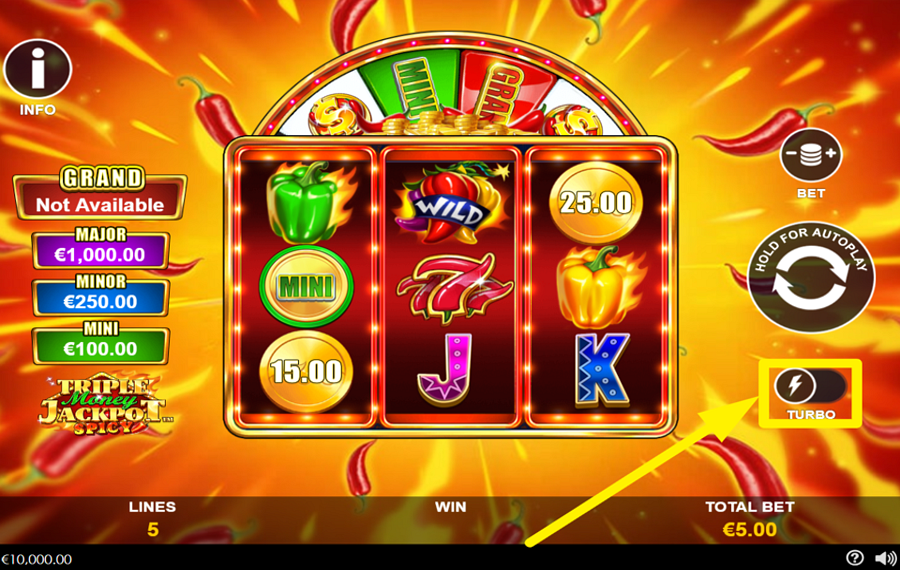 Triple Money Jackpot Spicy BESCHLEUNIGEN SIE DIE AKTION.
