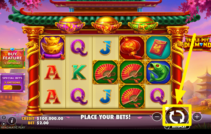 Triple Pot Diamond JOUER LE JEU.