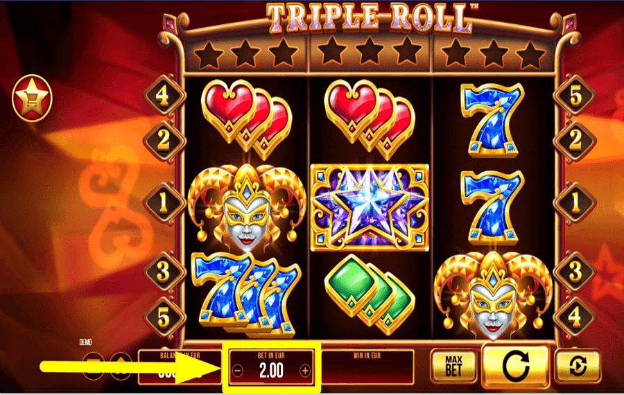 Triple Roll СДЕЛАЙТЕ СТАВКУ.