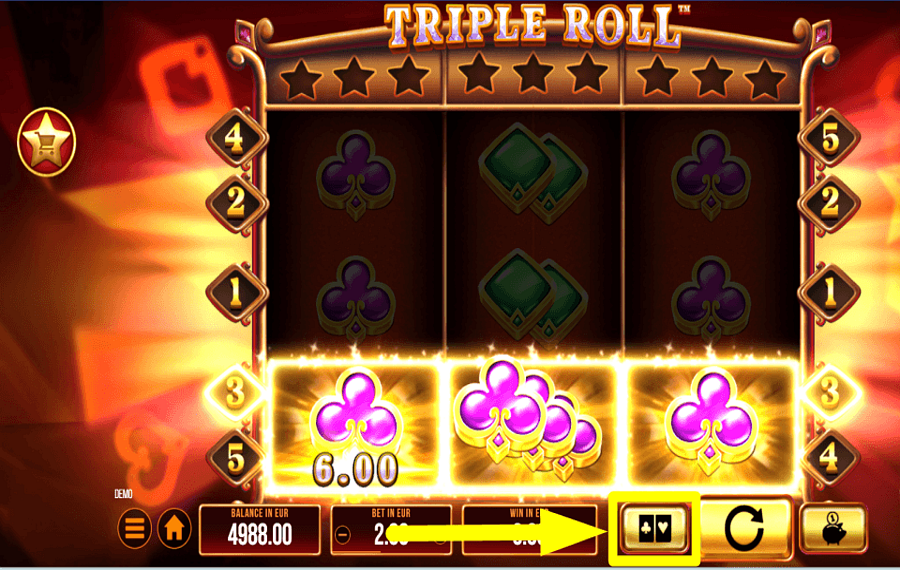 Triple Roll ИСПЫТАЙТЕ УДАЧУ.