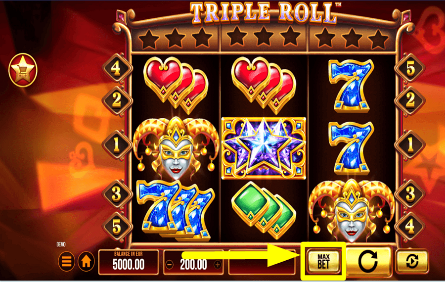 Triple Roll ПОЖЕРТВУЙТЕ БОЛЬШЕ МОНЕТ.