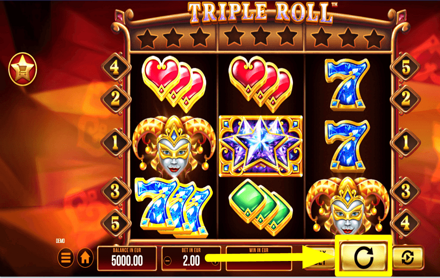 Triple Roll ИГРАЙТЕ В ИГРУ.