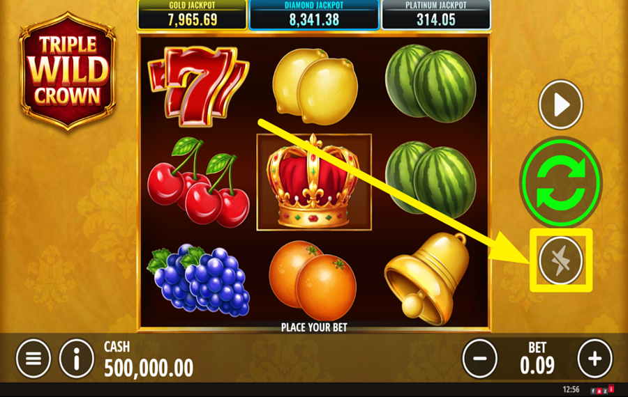 Triple Wild Crown スピンを加速させろ。