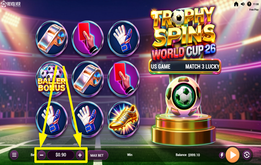 Trophy Spins World Cup 26 ОПРЕДЕЛИТЕ СВОЮ СТАВКУ.