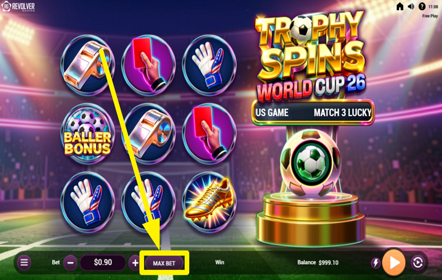 Trophy Spins World Cup 26 ВЫБЕРИТЕ НАИВЫСШИЙ ЛИМИТ СТАВОК.