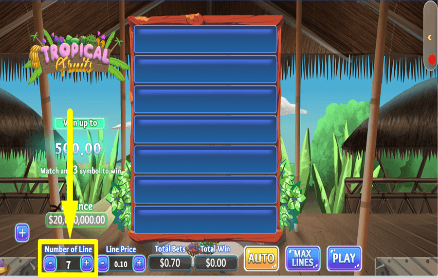 Tropical Fruits CONTROLLARE LE LINEE PATRIMONIALI.