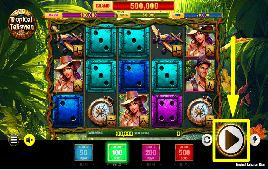 Tropical Talisman Dice ИСПЫТАЙТЕ СВОЮ УДАЧУ.