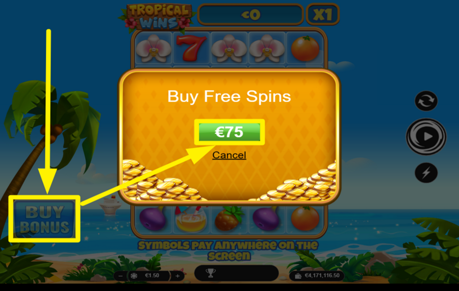 Tropical Wins KOSTENLOSE SPINS, MEHR GEWINNE?