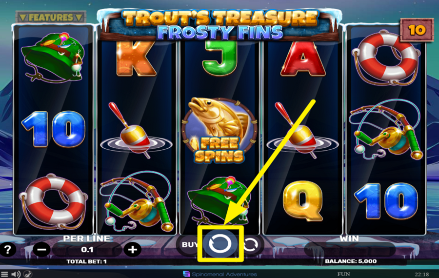 Trouts Treasure Frosty Fins JOIN THE SPINNING!