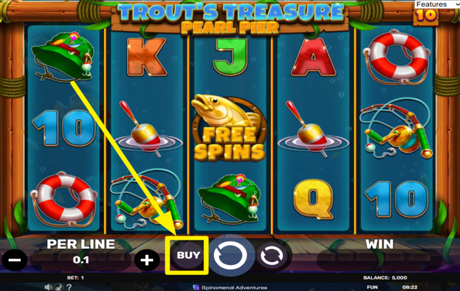 Trouts Treasure Pearl Pier AJOUTEZ DU PLAISIR !