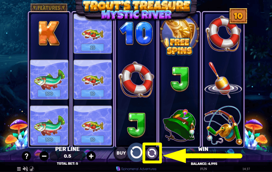 Trouts Treasures Mystic River CHOISISSEZ LA LECTURE AUTOMATIQUE.