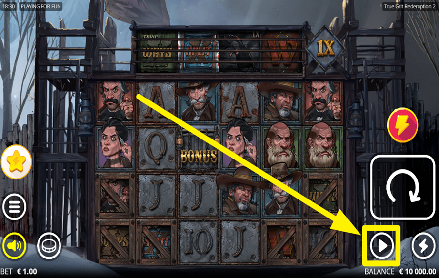 True Grit Redemption 2 USE AUTOMATED SPINS.