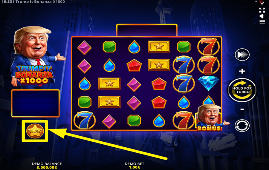 Trump it Bonanza x1000 GRAB A BONUS!