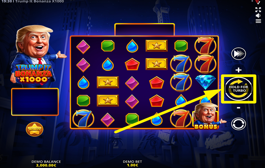 Trump it Bonanza x1000 SPIN TO WIN!