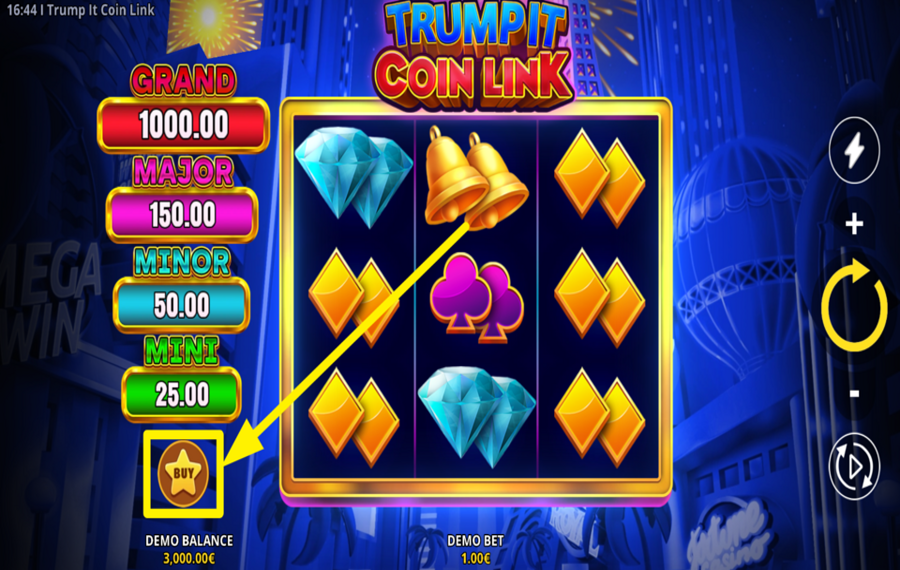 Trump It Coin Link BUY FREE SPINS.