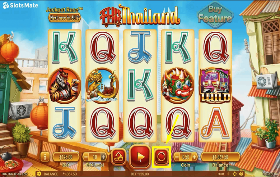 Tuk Tuk Thailand Utilisation de la fonction facultative « Lecture automatique ».