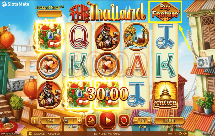 Tuk Tuk Thailand Utilisation de la « fonctionnalité d’achat » facultative.