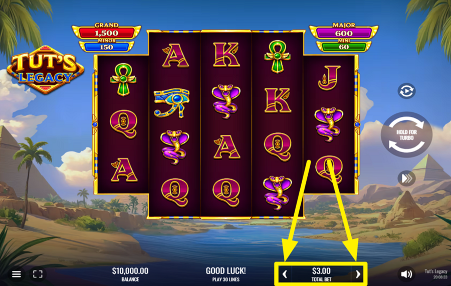 Tuts Legacy ASSEGNARE UN VALORE ALLA SCOMMESSA.