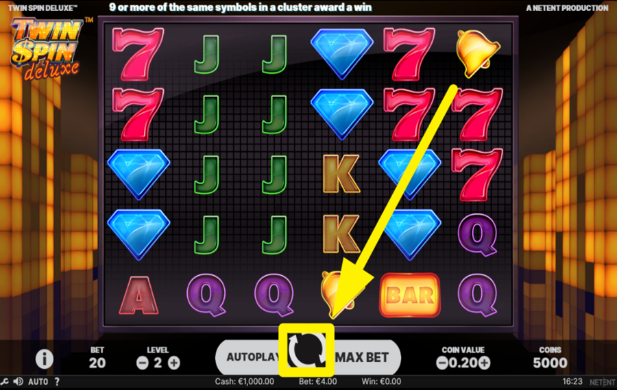 Twin Spin Deluxe ВРАЩАЙТЕСЬ, ЧТОБЫ ВЫИГРАТЬ!