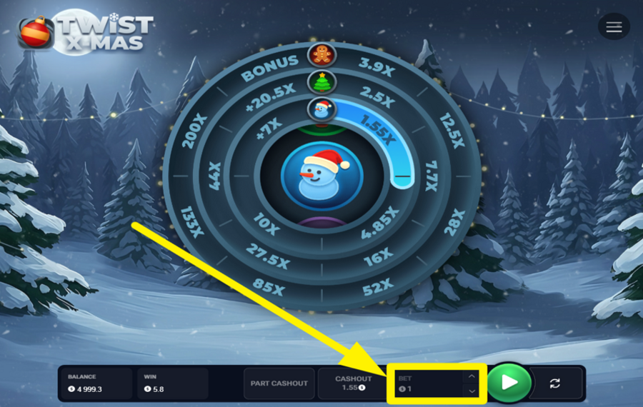 Twist Xmas SET YOUR STAKE.