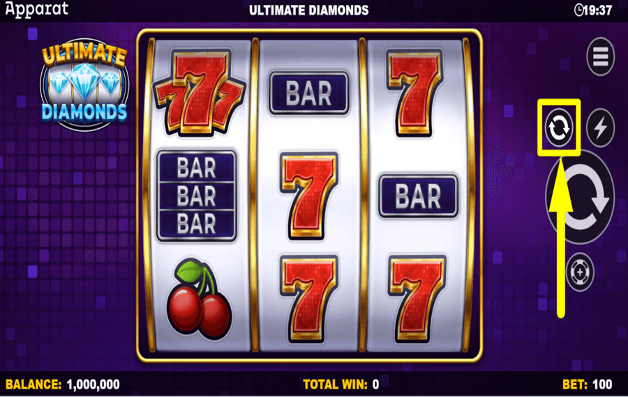 Ultimate Diamonds HABILITAR REPRODUCCIÓN AUTOMÁTICA.