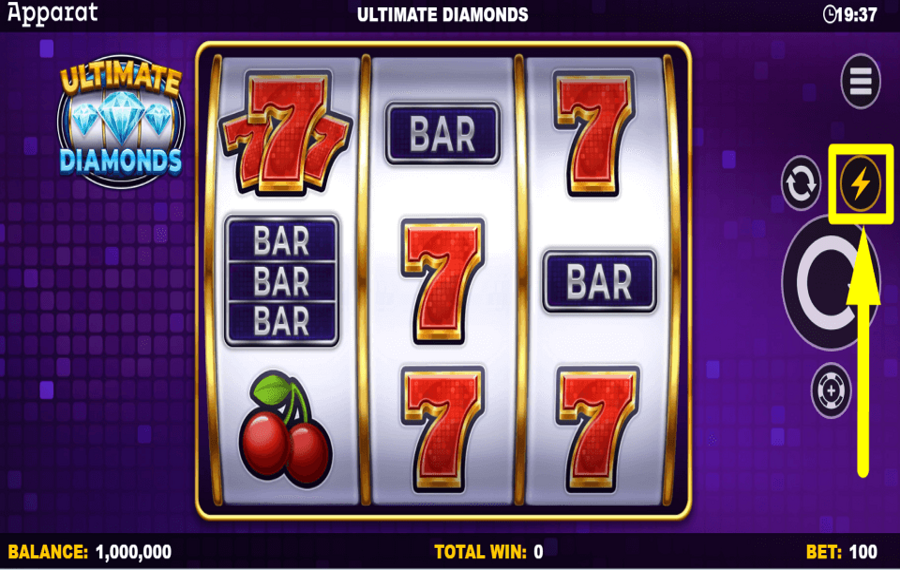 Ultimate Diamonds ACTIVAR EL MODO TURBO.