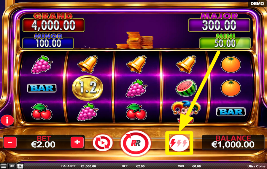 Ultra Coins ターボチャージを解き放て。