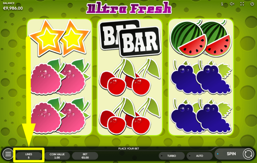 Ultra Fresh AJUSTEZ LES LIGNES DE PAIEMENT.