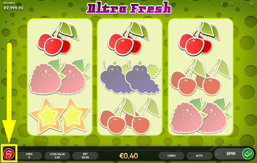 Ultra Fresh UTILISEZ LA FONCTION « GAMBLE ».