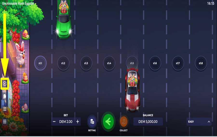 Uncrossable Rush Eggster CHOISISSEZ LA LECTURE AUTOMATIQUE.