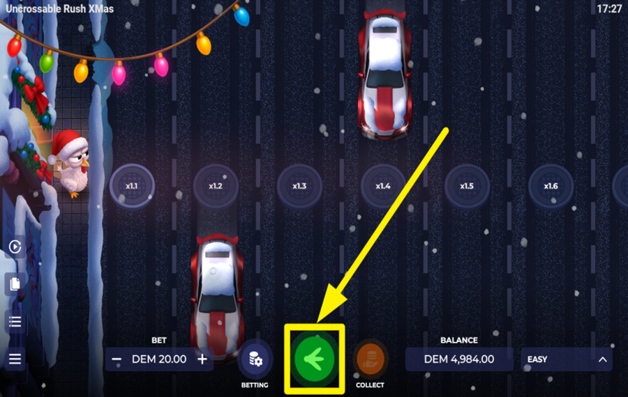 Uncrossable Rush Xmas CROSS THE ROAD!