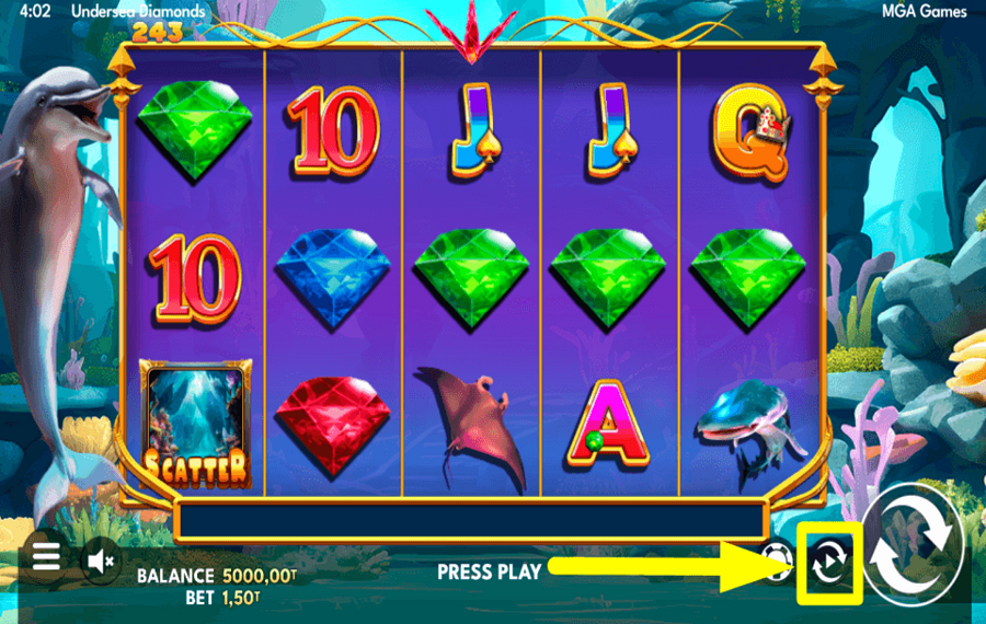 Undersea Diamonds ENABLE AUTOPLAY.