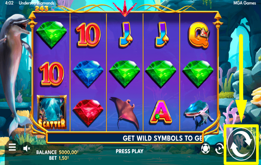 Undersea Diamonds PLAY TO WIN.